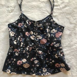 floral american eagle tank top